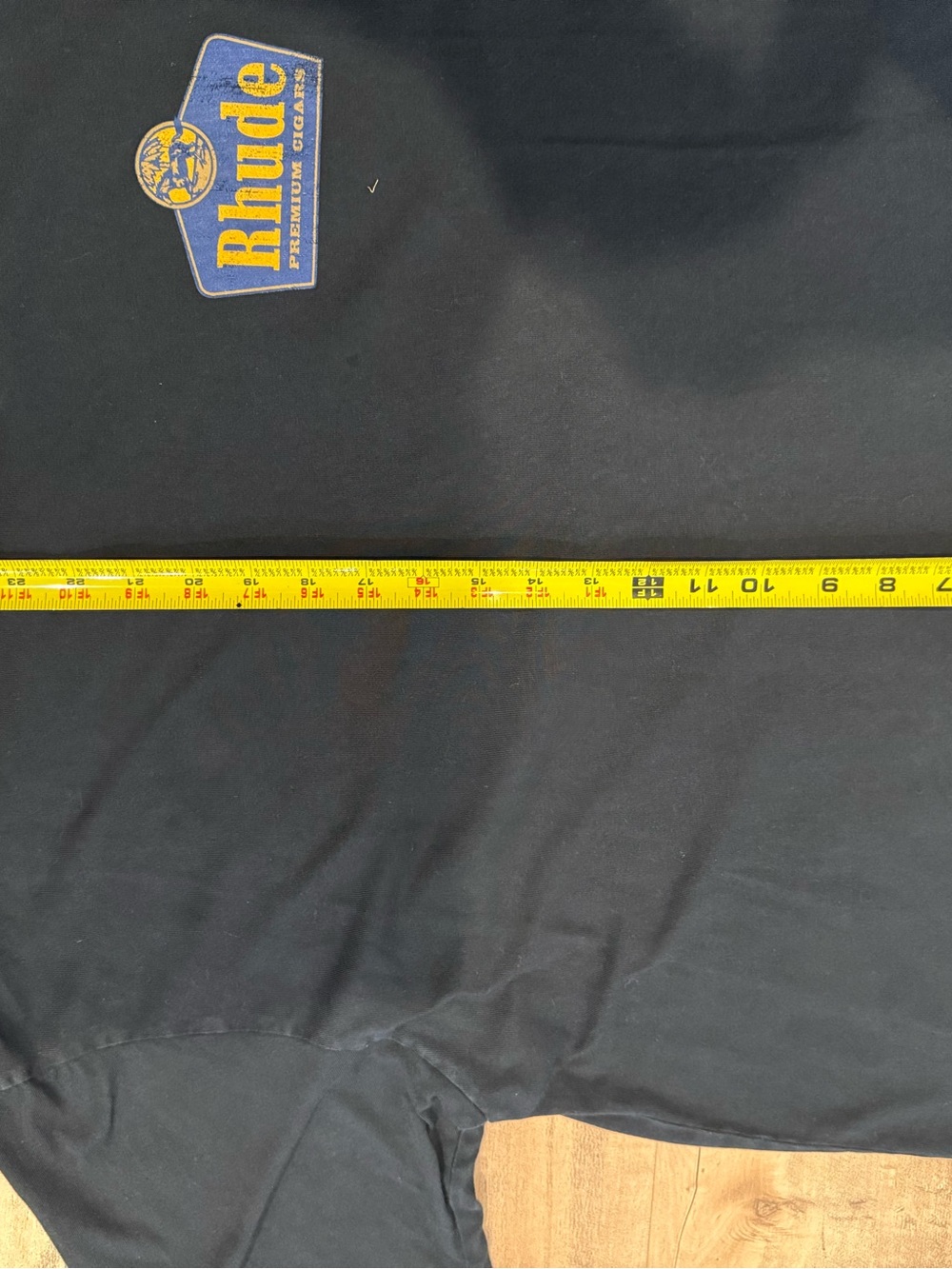 Rhude Navy and Gold Short Sleeve Tee - Picture 4 of 5